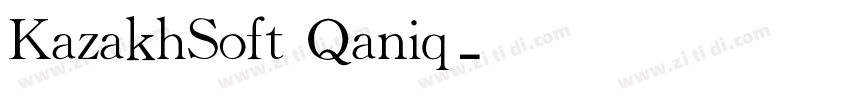 KazakhSoft Qaniq字体转换 KazakhSoft Qaniq字体转换